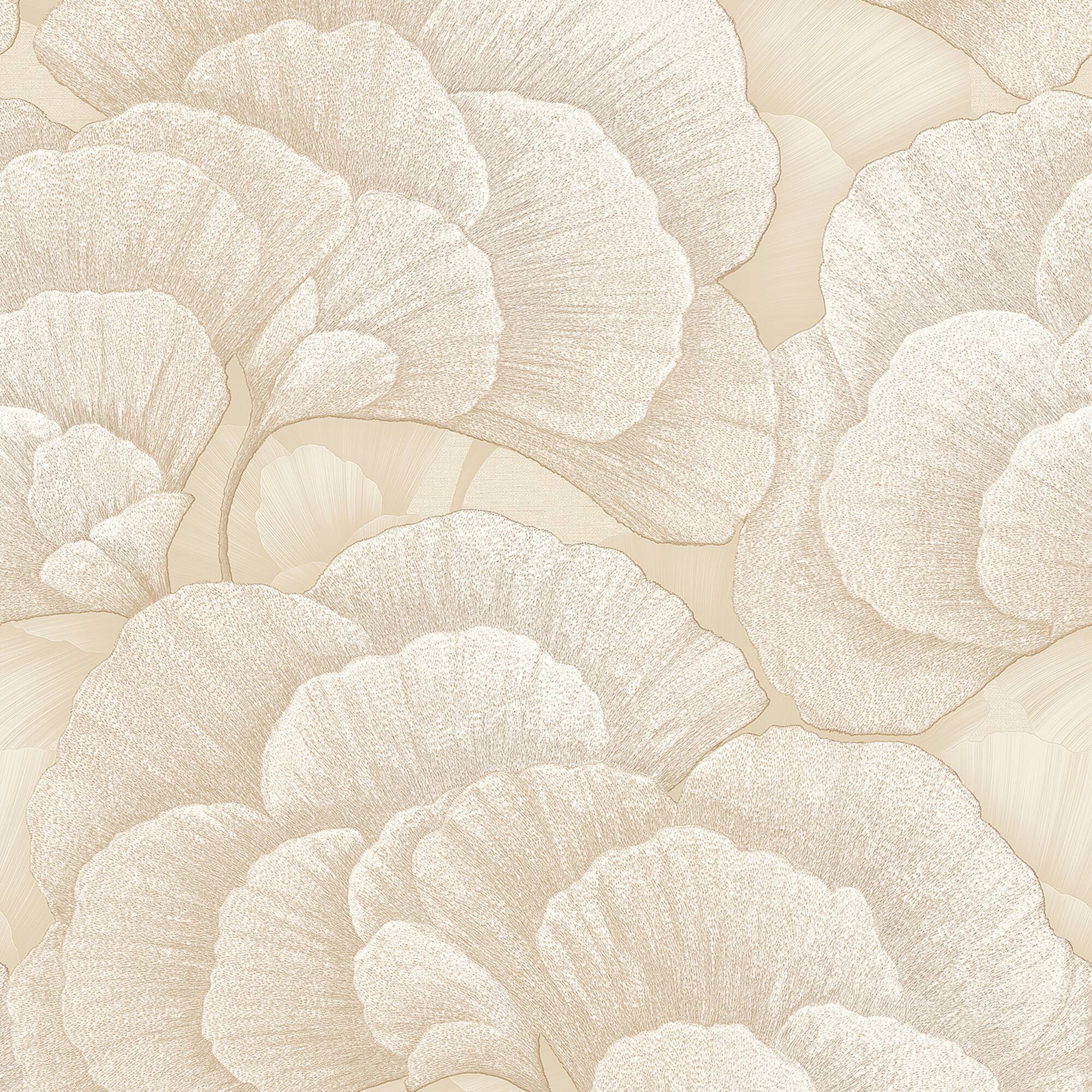 Designs Direct Embroidered Ginkgo Wallpaper